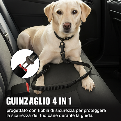 BungeeGuard – Guinzaglio Ammortizzante Riflettente per Cani Attivi