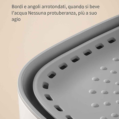 Fontanella Elettrica per Gatti 3L – Silenziosa e con Filtro a Ricircolo