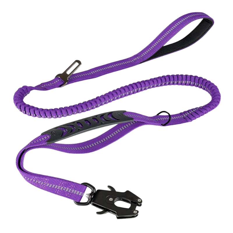 BungeeGuard – Guinzaglio Ammortizzante Riflettente per Cani Attivi