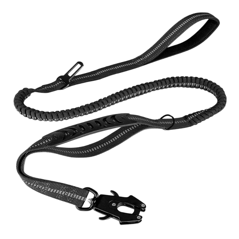 BungeeGuard – Guinzaglio Ammortizzante Riflettente per Cani Attivi