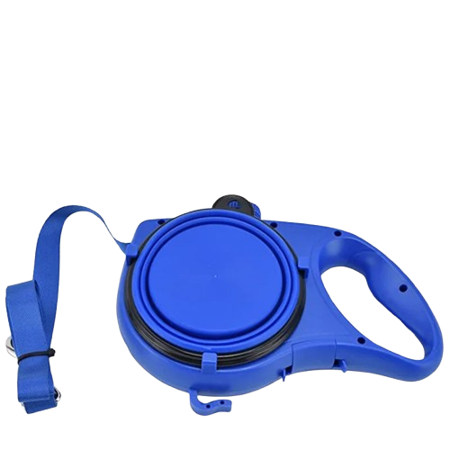 HydroLead – Guinzaglio con Ciotola Pieghevole e Dispenser Integrato