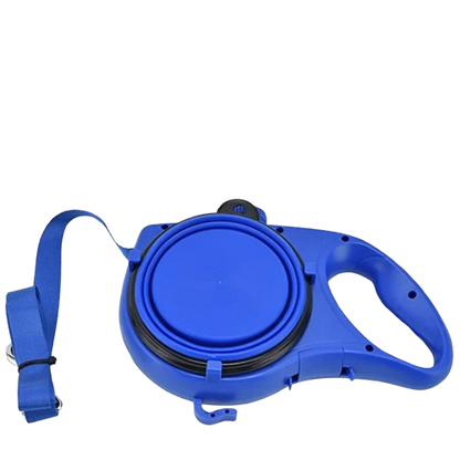 HydroLead – Guinzaglio con Ciotola Pieghevole e Dispenser Integrato