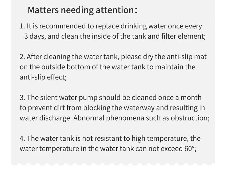 Fontanella Elettrica per Gatti 3L – Silenziosa e con Filtro a Ricircolo