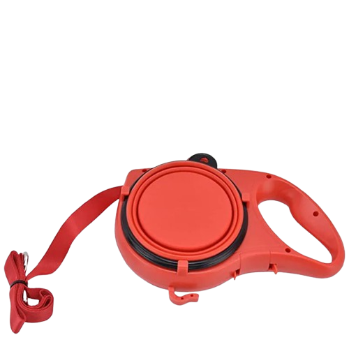 HydroLead – Guinzaglio con Ciotola Pieghevole e Dispenser Integrato