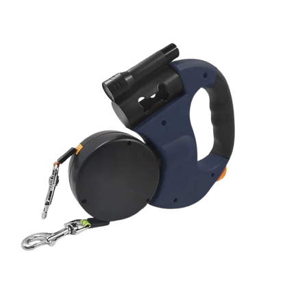 TwinLite – Guinzaglio Retrattile Doppio con Luci per Cani e Gatti