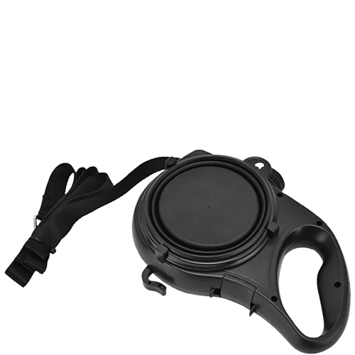HydroLead – Guinzaglio con Ciotola Pieghevole e Dispenser Integrato