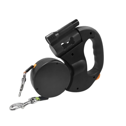 TwinLite – Guinzaglio Retrattile Doppio con Luci per Cani e Gatti